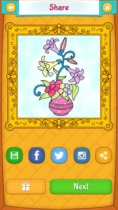 How to cancel & delete Flower Coloring Pages from iphone & ipad 4