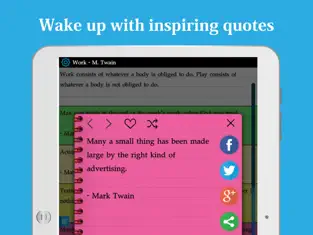 Captura de tela 5 Famous quotes : Best quotes of  Mark Twain, Marilyn monroe, Albert Einstein. iphone