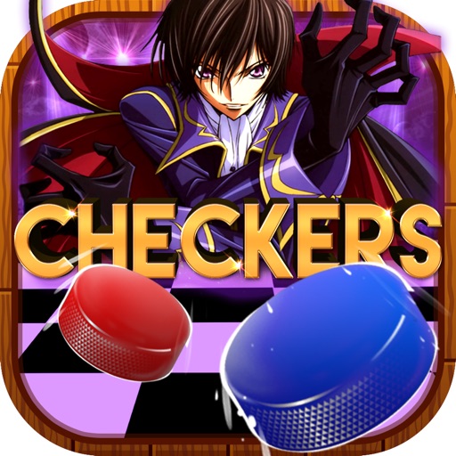 Checkers Boards Manga And Anime Pro - “ Code Geass Games with Friends Edition ”