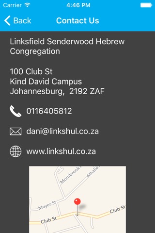 Linksfield Senderwood Hebrew Congregation screenshot 3