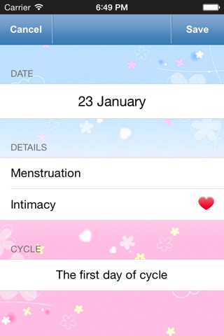 Menstrual Calendar for Teens screenshot 4