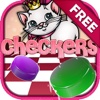 Checkers Board Puzzle Free - “ Cats and Kittens Games with Friends Edition ”