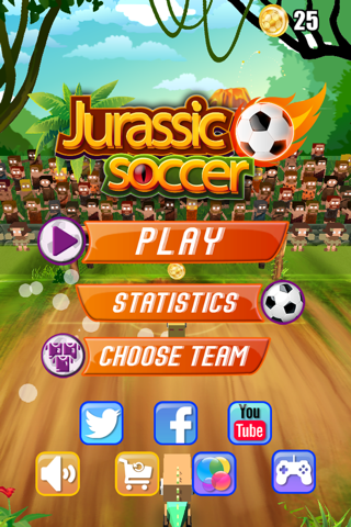 Dino Soccer - Jurassic Prehistoric EURO Cup Primal Goal Kings BC 2016 screenshot 3