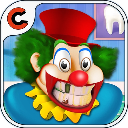 clown dental clinic - joker game icon