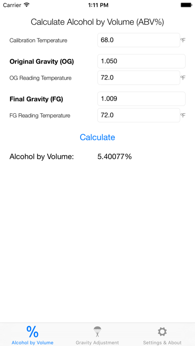 How to cancel & delete Hydrometer Calculator from iphone & ipad 1