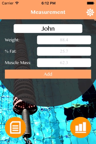 Measurement - Weight, %Fat and Muscle Mass screenshot 2