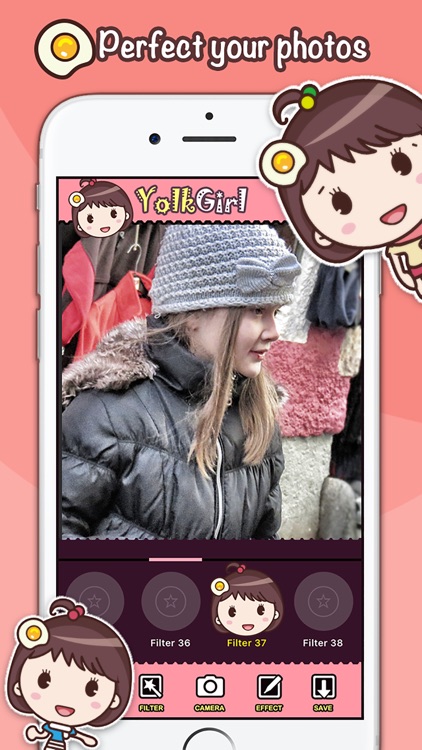 Yolk Girl Photo Editor 360 - camera maker & FX editor screenshot-3