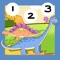 123 Count-ing & Learn-ing Number-s To Ten With Dino-saur. My Kid-s & Baby First Free Education-al Game-s