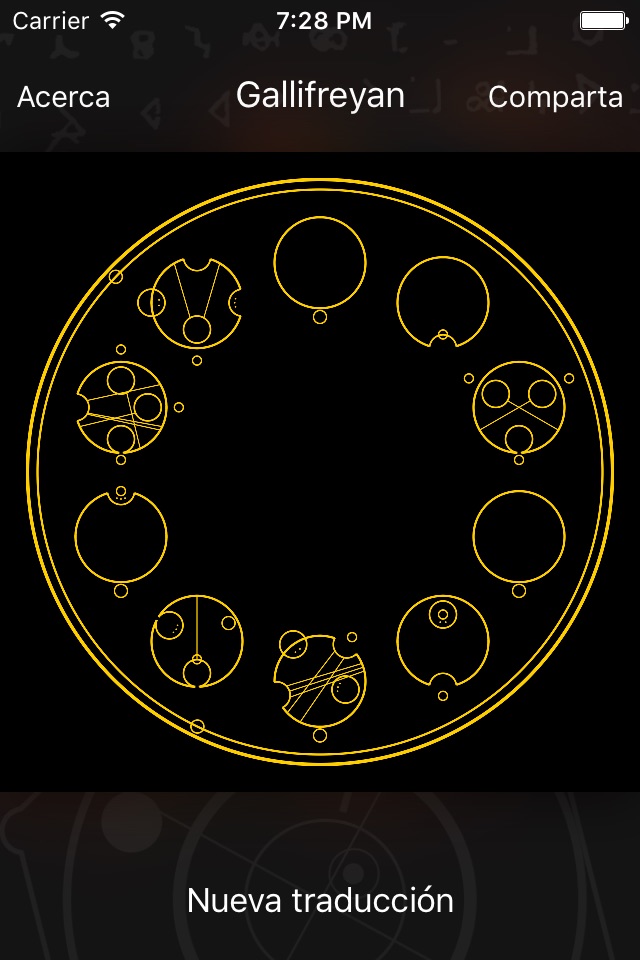 Gallifreyan Translator screenshot 4