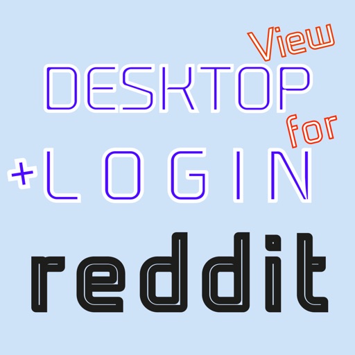 DESKTOP VIEW + LOGIN for Reddit icon