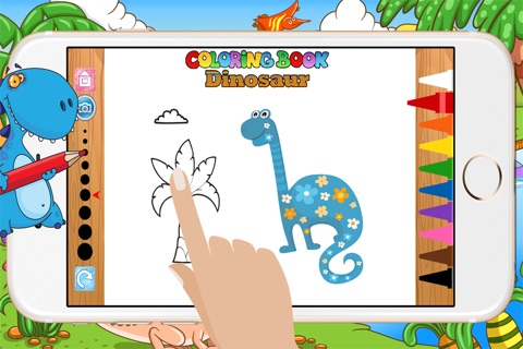 Kids Coloring Book Dinosaurs screenshot 3