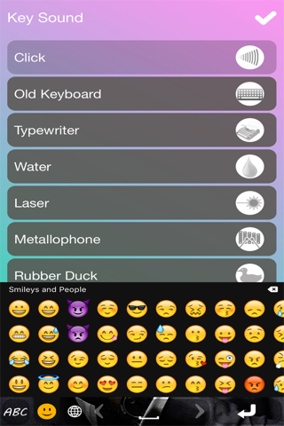 Keyboard Glam for iPhone – Customize Keyboards Skins with Cool Font.s and Color.ful Themes screenshot 3