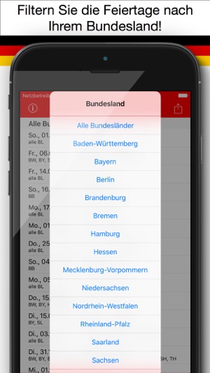 Feiertag Kalender Deutschland 2016 Pro(圖3)-速報App