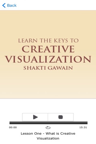 Creative Visualization Meditations by Shakti Gawain screenshot 3