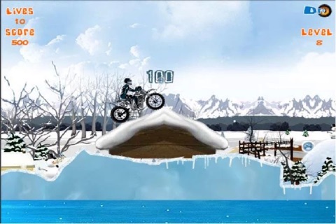 Winter Bike Racing screenshot 2