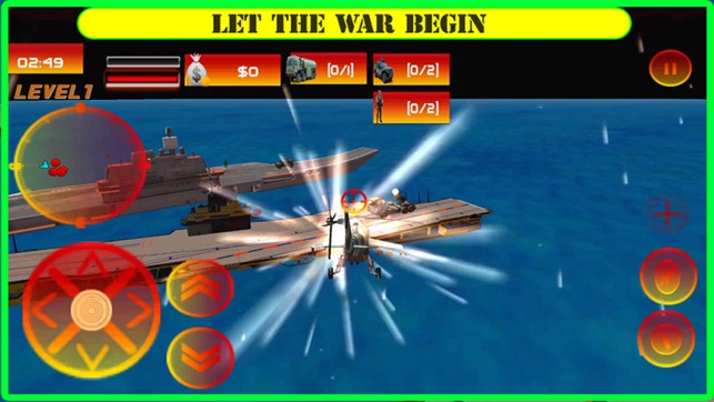 Gunship Helicopter Navy Battle – Battleship in the Pacific O(圖3)-速報App