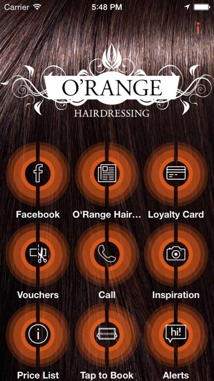 Orange Hairdressing