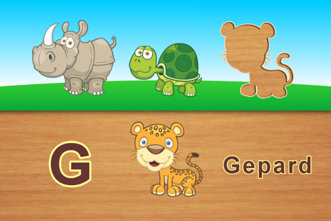 Smart puzzles for kids learning to read - toddlers educational games and children's preschool + screenshot 2