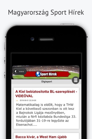 Magyarország Sport Hírek screenshot 2