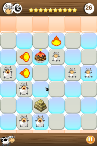 Angry Calf Free-A puzzle sports game screenshot 4