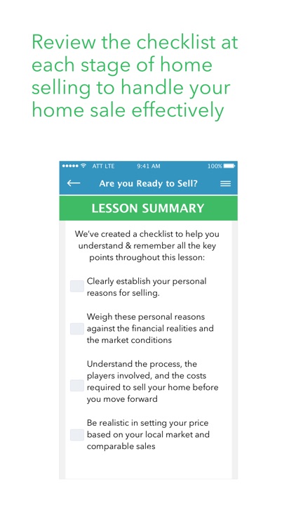 Ezome - Home Selling Simplified - Learn with lessons on how to sell your house, condo, or property! screenshot-3