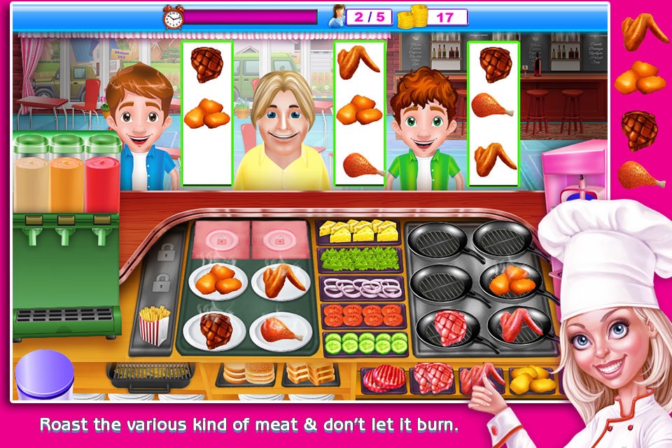 Fast Food Fever Chef Cooking Story - Maker & Restaurant Shop Girls Games screenshot 2