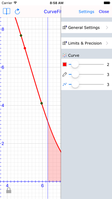 How to cancel & delete Curve Fit Graph Calc Lite from iphone & ipad 4