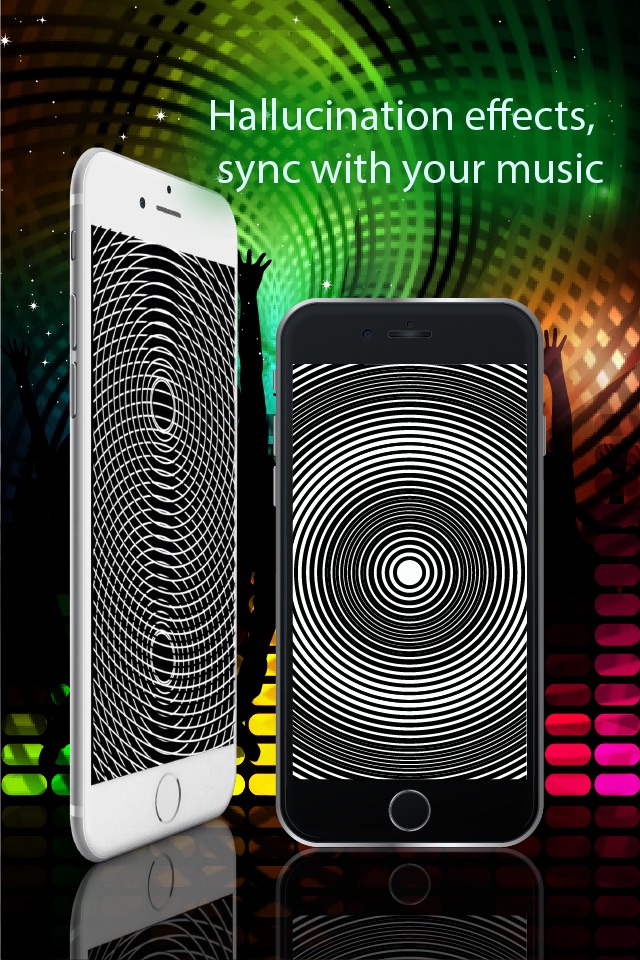 Night club strobe light-synced with your music screenshot 3