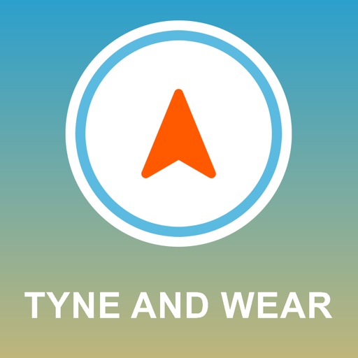 Tyne and Wear, UK GPS - Offline Car Navigation icon