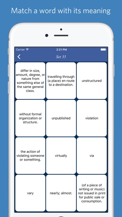 Academic Word List - quiz, flashcard and game screenshot-4