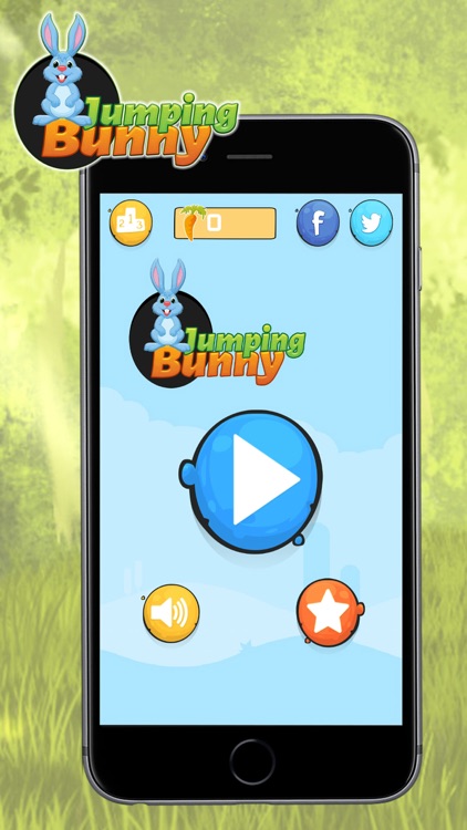 Jumping Bunny 2D - Dodge The Enemy, Tap to Hop and Bounce To Collect Carrots