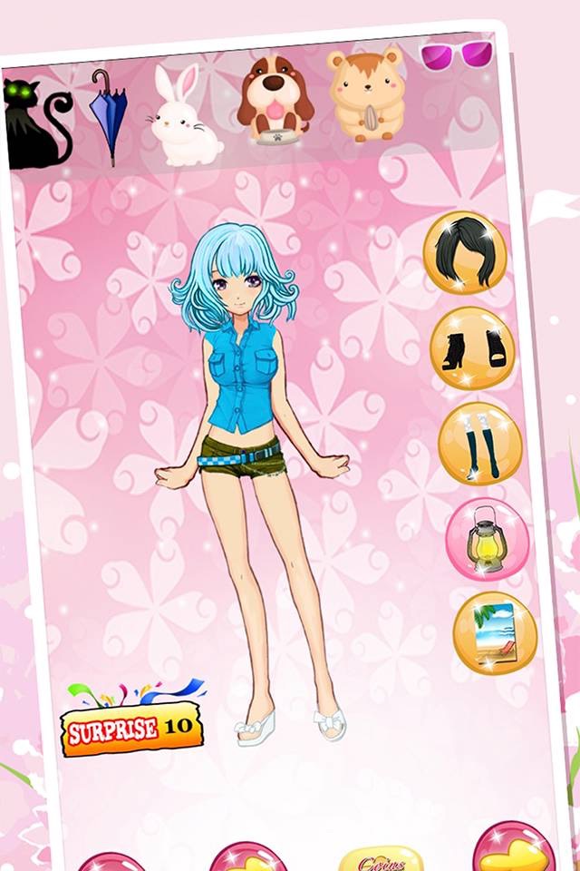 Dress Up Games For Teens Girls & Kids Free - the pretty princess and cute anime beauty salon makeover for girl screenshot 2