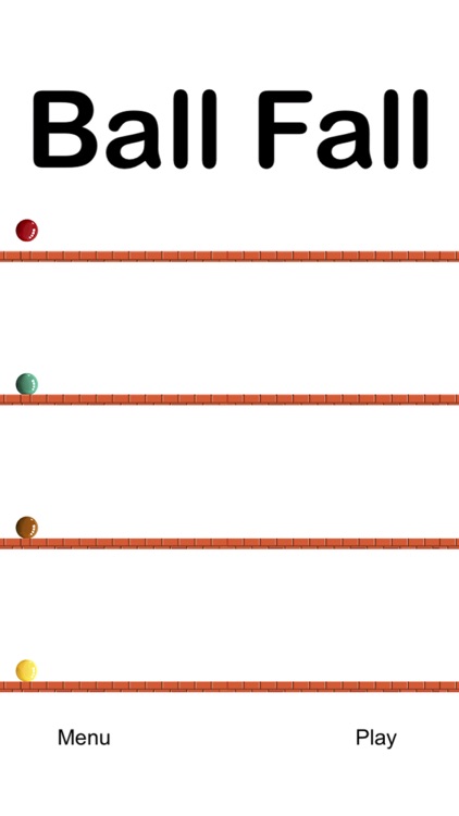 Ball Fall - the red metal ball fall-down screenshot-3