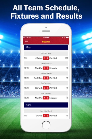 Live Scores & News for Manchester United F.C. App screenshot 2