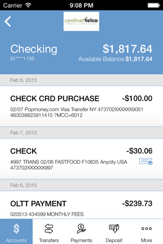 CTFCU Mobile Banking screenshot 4