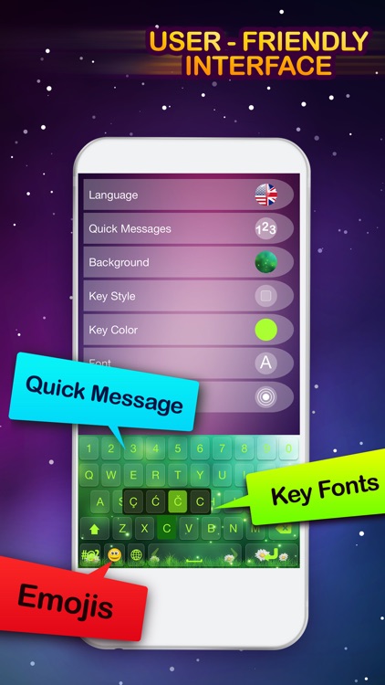 Qwerty Keyboard.ing & Fancy Fonts – New Emoji.s Keyboard for iPhone with Custom Skins