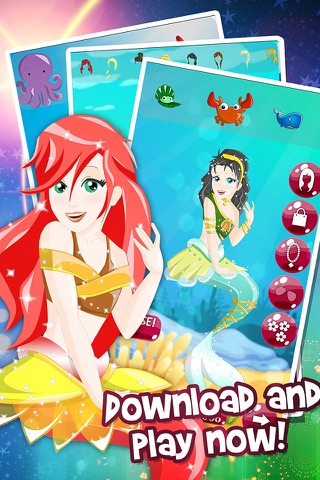 Mermaid Princess DressUp Salon Free Game For Girls screenshot 3