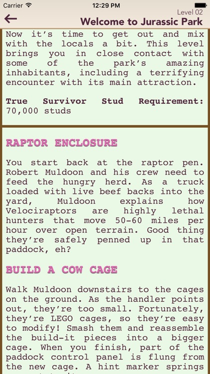 SK's Guide for Lego Jurassic World