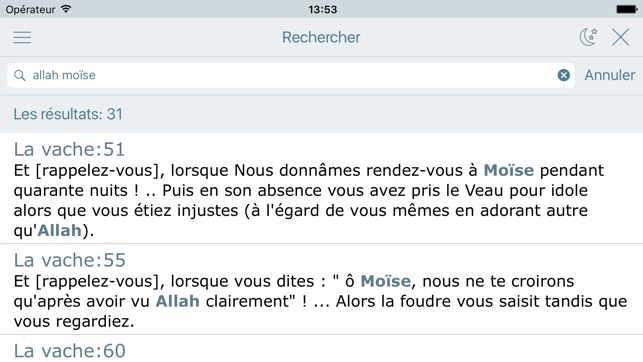 Ecouter le Coran en Français. Holy Quran in French(圖4)-速報App