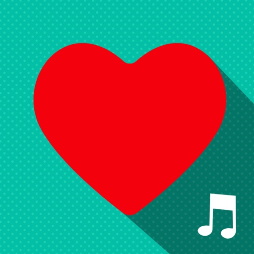 Love Ringtones Free – Romantic Melodies and Best Valentine's Day Soundboard for iPhone icon