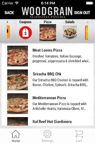 WoodGrain Neapolitan Pizzeria screenshot 3