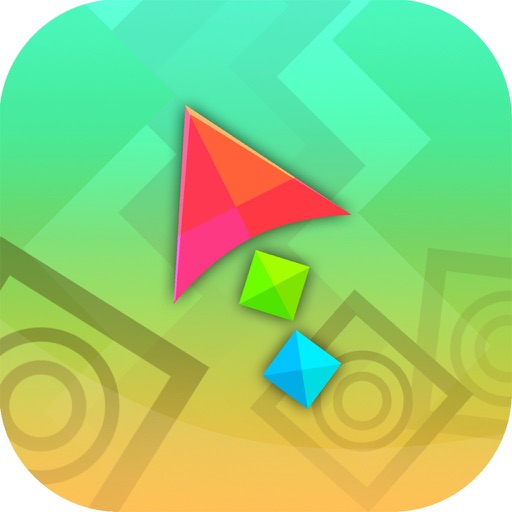 Triangle Head Funny Escalate Game iOS App