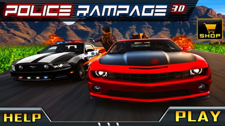 Police Rampage 3D Free ( Car Racing & Shooting Game )