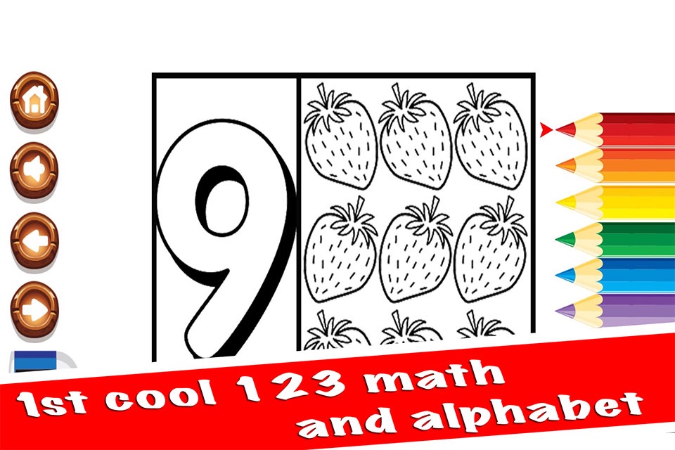 1st cool 123 math and alphabet - kindergarten kids educational games screenshot 3
