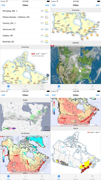 WeatherEh - using Environment Canada weather data to show Canada weather forecast & radar screenshot-4