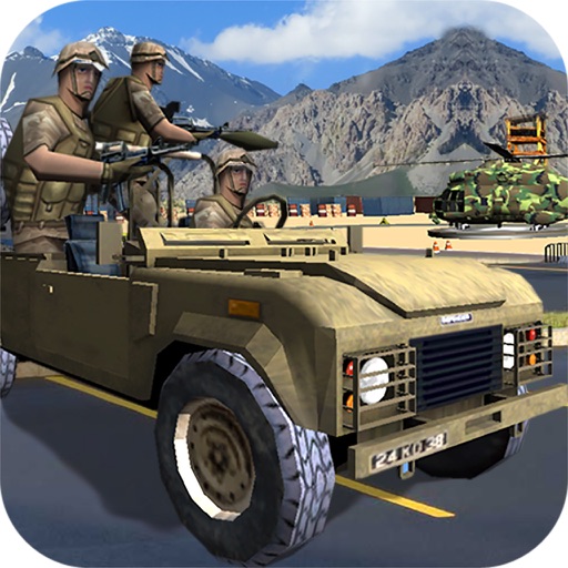 Military Jeep Driver Parking - Army Truck Driving Mania Icon