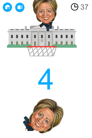 Hillary Dump vs Messenger Basketball Game : FREE screenshot 4