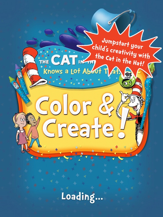 Dr. Seuss's The Cat in the Hat Color & Create! screenshot-0