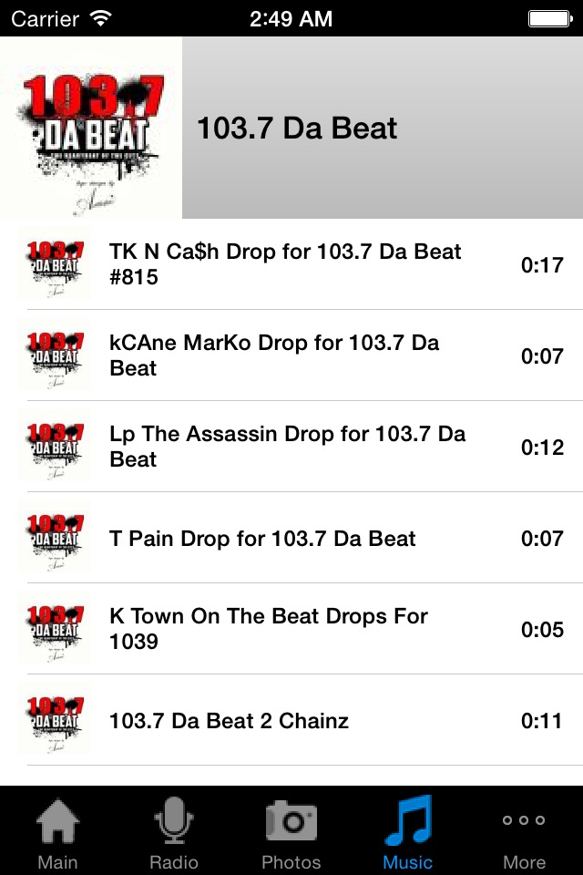 103.7 Da Beat screenshot 3