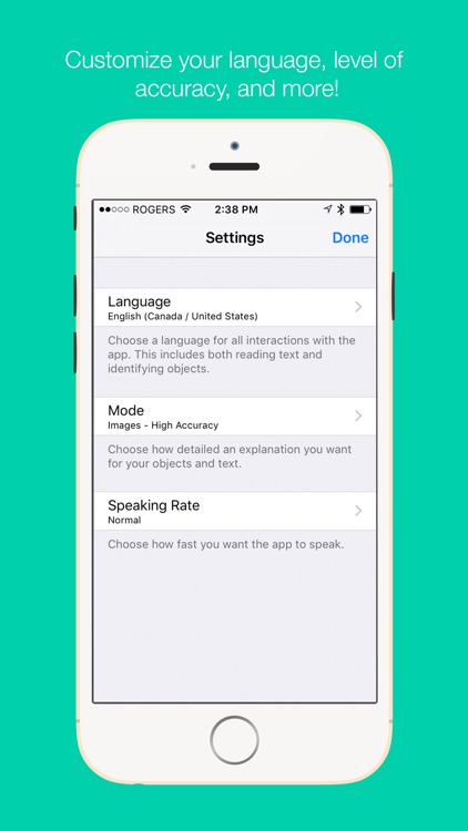 iDentifi- Object Recognition for Visually Impaired screenshot-3